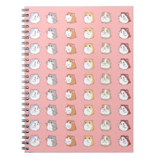 Carnet My Adorable Hamster Friends: A Cute Pink Notebook 