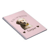 Carnet My Dog Is My Valentine – Personalized Pet (Côté Droit)