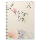 Carnet My Eyes Only Notepad (Devant)