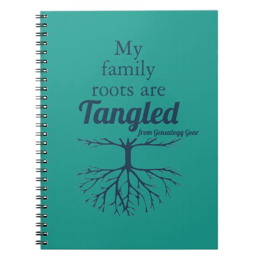 Carnet My Family Roots are Tangled (Devant)