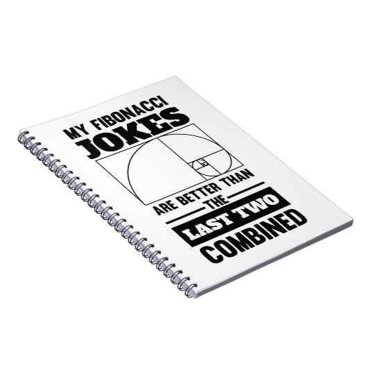 Carnet My Fibonacci plaisante drôle maths Spiral plaisant (Côté Droit)