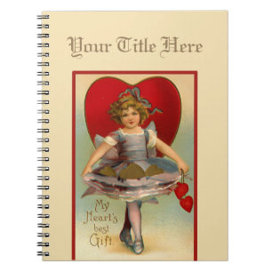 Carnet My Heart's Best Gift Victorian Valentine's Day