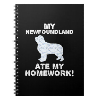 Carnet My Newfoundland ate my homework | dologe venin