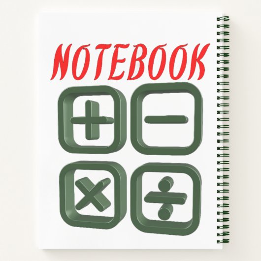 Carnet My Notebook planner (Dos)