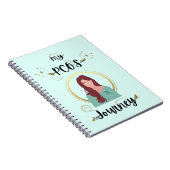 Carnet My PCOS Journey Polycystic Ovary Syndrome Teal (Côté Droit)