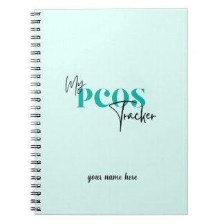 Carnet My PCOS Teal Tracker Polycystic Ovarian Syndrome