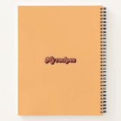 Carnet My recipes vintage (Dos)