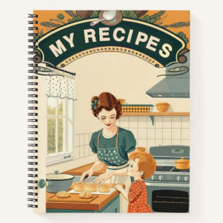 Carnet My recipes vintage