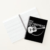 Carnet My Retirement Plan Guitar Funny Musicians (Intérieur)