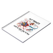 Carnet My Thoughts Escape Me Time To Time Neuron Synapse (Côté gauche)