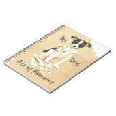Carnet My Toy Fox Terrier Ate my Homework (Côté gauche)