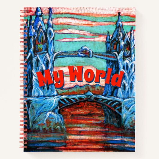 Carnet My World - Growing Bridge dans une ville d'imagina (Devant)