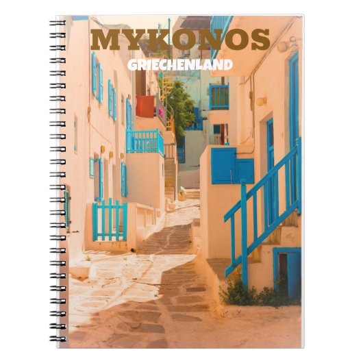 Carnet Myconos Grèce (Devant)