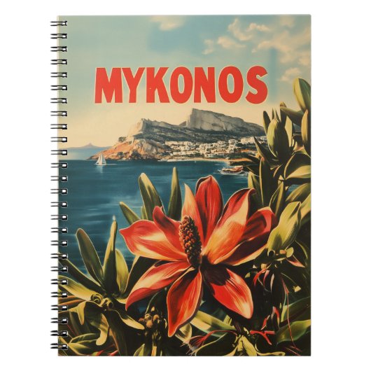 Carnet Mykonos vintage (Devant)