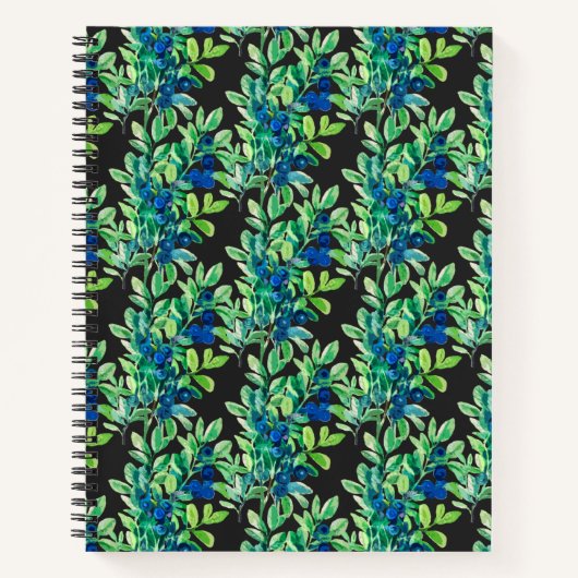 Carnet myrtille (Devant)