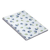 Carnet Myrtilles Bleues Fruit   (Côté Droit)