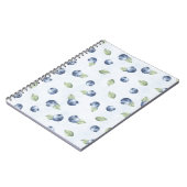 Carnet Myrtilles Bleues Fruit   (Côté gauche)