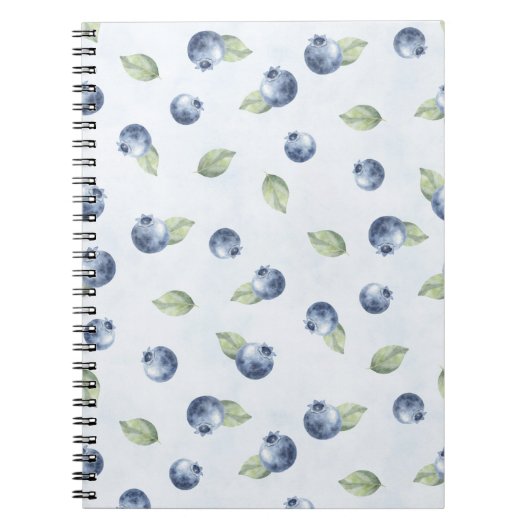 Carnet Myrtilles Bleues Fruit   (Devant)