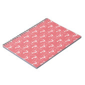 Carnet Mystère question marque énigme puzzle corail (Côté gauche)