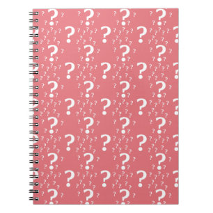 Carnet Mystère question marque énigme puzzle corail