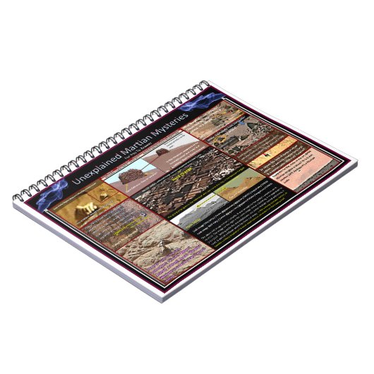 Carnet Mystères martiens (Côté gauche)