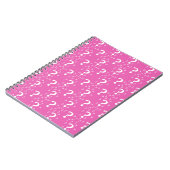 Carnet Mystery question mark riddle puzzle pink (Côté gauche)