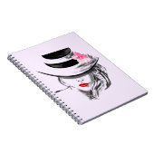 Carnet Mysteryous Lady Notebook (Côté Droit)