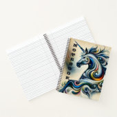 Carnet Mystic Unicorn Swirl (Intérieur)