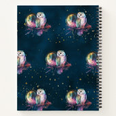 Carnet Mystical Rainbow Owl & Pleine lune Celestin Journa (Dos)