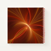 Carnet Mystique Abstrait Fractal Art Moderne Couleurs cha (Dos)