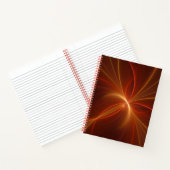 Carnet Mystique Abstrait Fractal Art Moderne Couleurs cha (Intérieur)