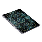 Carnet Mystique Grand Royal Julian Fractal Mandala Art (Côté Droit)