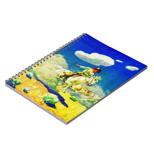 Carnet N.C. Wyeth cowboy (Côté gauche)