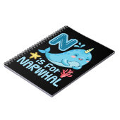 Carnet N est pour Narwhal (Côté gauche)