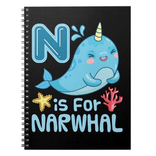 Carnet N est pour Narwhal (Devant)