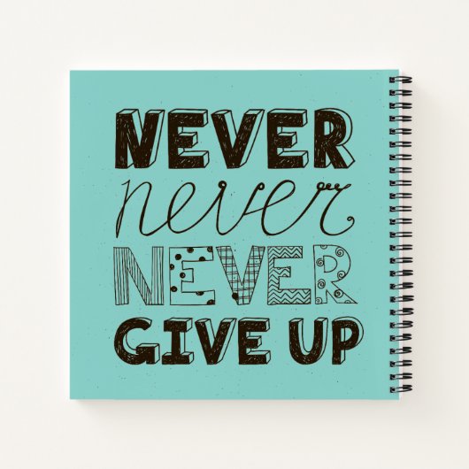 Carnet N'abandonne jamais (Dos)