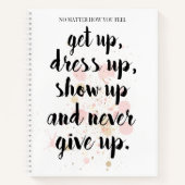 Carnet N'abandonne jamais (Devant)