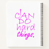 Carnet N'Abandonne Pas Je Peux Faire Des Choses Dures (Dos)
