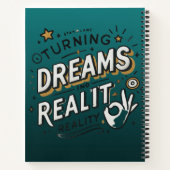 Carnet n'abandonnez jamais vos rêves (Dos)