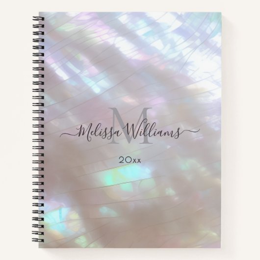 Carnet Nacre Monogram Brillance (Devant)