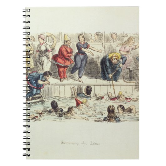 Carnet Nageant pour des dames, 1844 (litho) (Devant)
