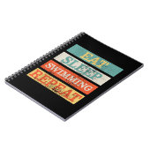 Carnet Nager Manger Dormir Nager Répéter Drôle (Côté gauche)