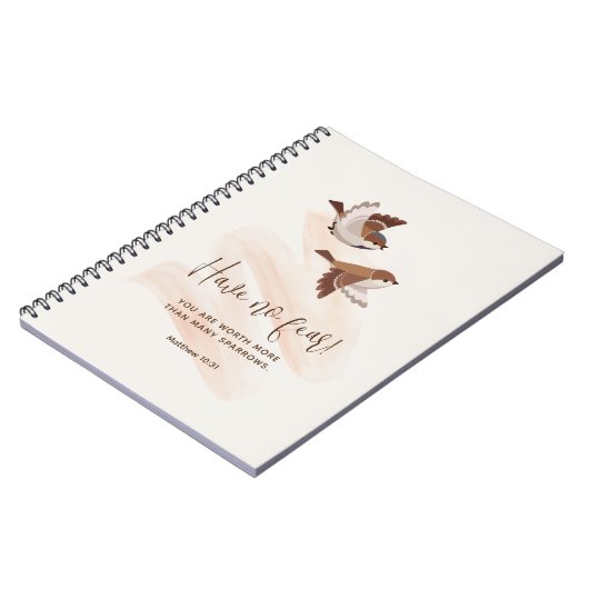 Carnet N'Ai Pas Peur Petit Bruant, Matthieu 10:31 | JW (Côté gauche)