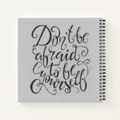 Carnet N'Aie Pas Peur D'Être Toi-Même (Dos)