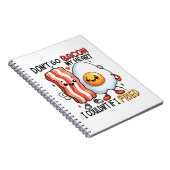 Carnet N'allez pas Baconner mon cœur (Côté Droit)