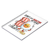 Carnet N'allez pas Baconner mon cœur (Côté gauche)