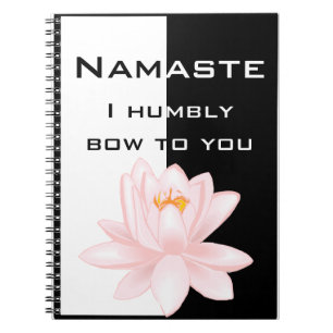 Carnet Namaste avec le symbole de l'OM
