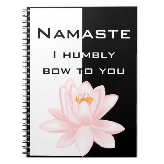 Carnet Namaste avec le symbole de l'OM (Devant)