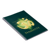 Carnet Namaste avec symbole Om (Côté Droit)