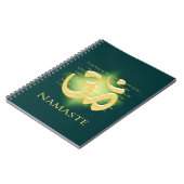 Carnet Namaste avec symbole Om (Côté gauche)